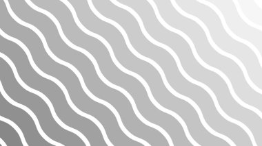 Duvar kağıdı ve Desig için Gri Soyut Dalga Deseni Kusursuz Modern Vektör Arkaplanı