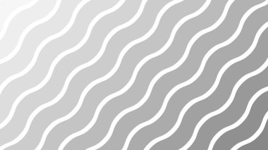 Duvar kağıdı ve Desig için Gri Soyut Dalga Deseni Kusursuz Modern Vektör Arkaplanı