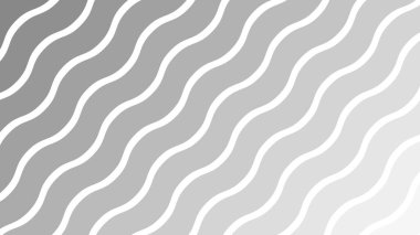 Duvar kağıdı ve Desig için Gri Soyut Dalga Deseni Kusursuz Modern Vektör Arkaplanı