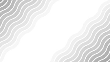 Duvar kağıdı ve Desig için Gri Soyut Dalga Deseni Kusursuz Modern Vektör Arkaplanı