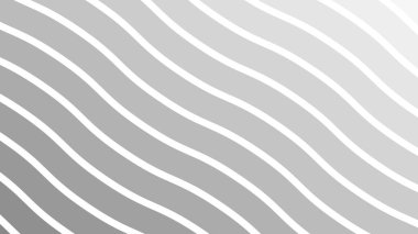 Duvar kağıdı ve Desig için Gri Soyut Dalga Deseni Kusursuz Modern Vektör Arkaplanı