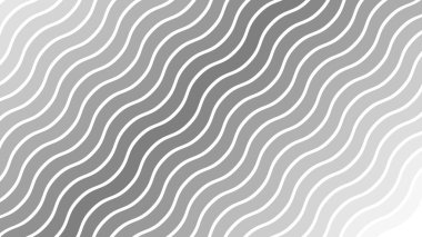 Duvar kağıdı ve Desig için Gri Soyut Dalga Deseni Kusursuz Modern Vektör Arkaplanı