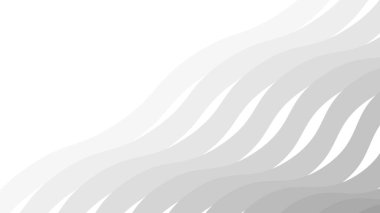 Duvar kağıdı ve Desig için Gri Soyut Dalga Deseni Kusursuz Modern Vektör Arkaplanı