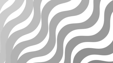 Duvar kağıdı ve Desig için Gri Soyut Dalga Deseni Kusursuz Modern Vektör Arkaplanı