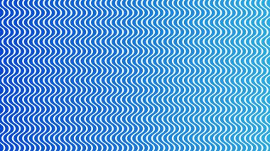 Modern Tasarım ve Dekorometre için Mavi Dalga Hattı Kusursuz Desen Vektör Arkaplanı