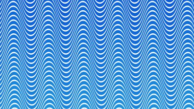 Modern Tasarım ve Dekorometre için Mavi Dalga Hattı Kusursuz Desen Vektör Arkaplanı