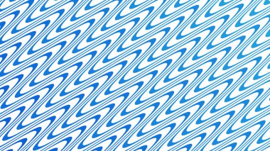 Modern Tasarım ve Dekorometre için Mavi Dalga Hattı Kusursuz Desen Vektör Arkaplanı