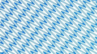 Modern Tasarım ve Dekorometre için Mavi Dalga Hattı Kusursuz Desen Vektör Arkaplanı