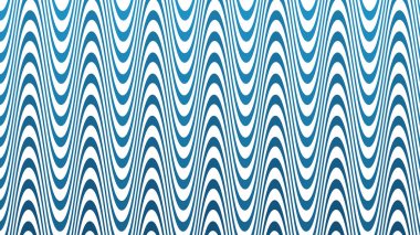 Modern Tasarım ve Dekorometre için Mavi Dalga Hattı Kusursuz Desen Vektör Arkaplanı