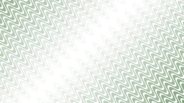 Modern Tasarım ve Deko için Yeşil Dalga Hattı Kusursuz Desen Vektör Arkaplanı