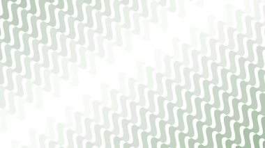 Modern Tasarım ve Deko için Yeşil Dalga Hattı Kusursuz Desen Vektör Arkaplanı