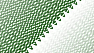 Modern Tasarım ve Deko için Yeşil Dalga Hattı Kusursuz Desen Vektör Arkaplanı