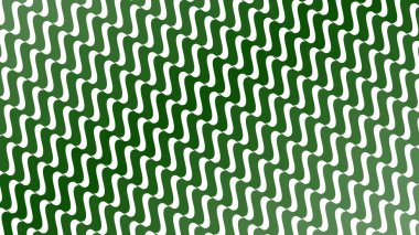 Modern Tasarım ve Deko için Yeşil Dalga Hattı Kusursuz Desen Vektör Arkaplanı