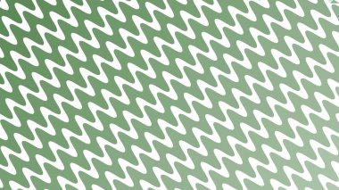 Modern Tasarım ve Deko için Yeşil Dalga Hattı Kusursuz Desen Vektör Arkaplanı