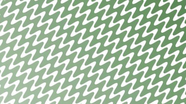 Modern Tasarım ve Deko için Yeşil Dalga Hattı Kusursuz Desen Vektör Arkaplanı