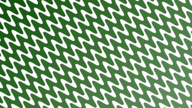 Modern Tasarım ve Deko için Yeşil Dalga Hattı Kusursuz Desen Vektör Arkaplanı