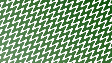 Modern Tasarım ve Deko için Yeşil Dalga Hattı Kusursuz Desen Vektör Arkaplanı