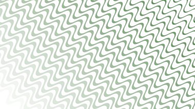 Modern Tasarım ve Deko için Yeşil Dalga Hattı Kusursuz Desen Vektör Arkaplanı