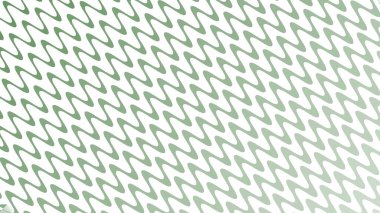 Modern Tasarım ve Deko için Yeşil Dalga Hattı Kusursuz Desen Vektör Arkaplanı