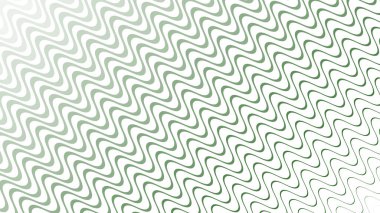 Modern Tasarım ve Deko için Yeşil Dalga Hattı Kusursuz Desen Vektör Arkaplanı