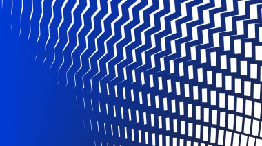 Modern Tasarım ve Dekorometre için Mavi Zig Zag Hattı Kusursuz Desen Vektör Arkaplanı