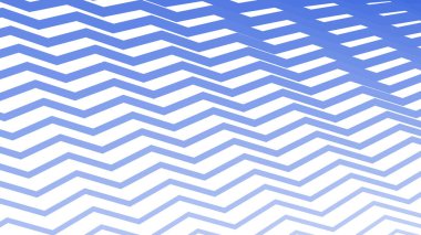 Modern Tasarım ve Dekorometre için Mavi Zig Zag Hattı Kusursuz Desen Vektör Arkaplanı