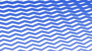 Modern Tasarım ve Dekorometre için Mavi Zig Zag Hattı Kusursuz Desen Vektör Arkaplanı