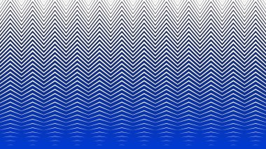 Modern Tasarım ve Dekorometre için Mavi Zig Zag Hattı Kusursuz Desen Vektör Arkaplanı