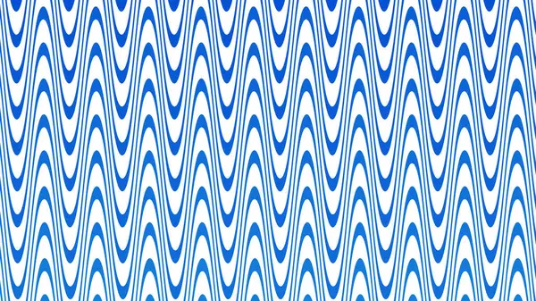 Modern Tasarım ve Dekorometre için Mavi Dalga Hattı Kusursuz Desen Vektör Arkaplanı