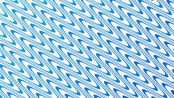 Modern Tasarım ve Dekorometre için Mavi Dalga Hattı Kusursuz Desen Vektör Arkaplanı