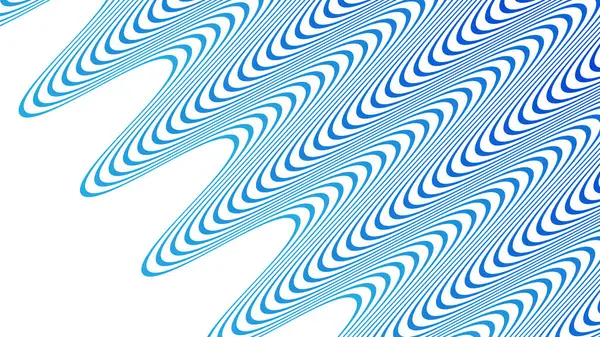 Modern Tasarım ve Dekorometre için Mavi Dalga Hattı Kusursuz Desen Vektör Arkaplanı