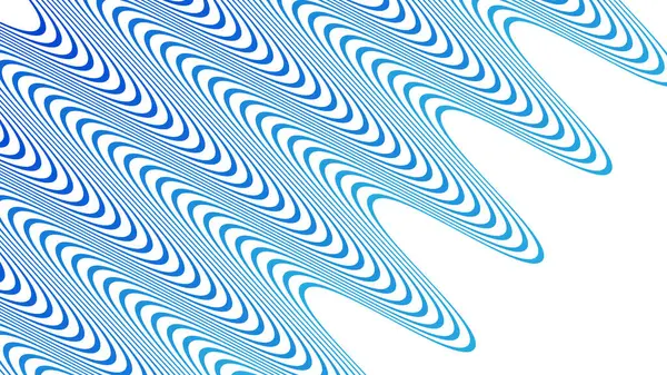 Modern Tasarım ve Dekorometre için Mavi Dalga Hattı Kusursuz Desen Vektör Arkaplanı