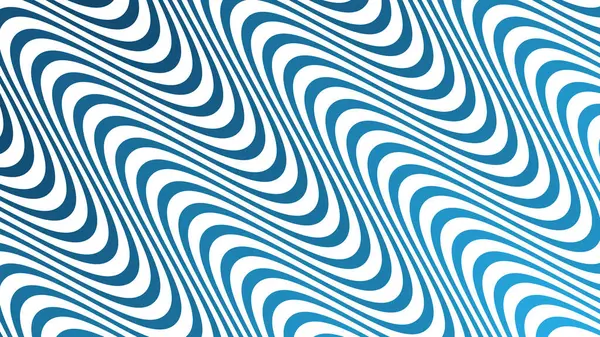 Modern Tasarım ve Dekorometre için Mavi Dalga Hattı Kusursuz Desen Vektör Arkaplanı