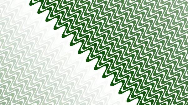 Modern Tasarım ve Deko için Yeşil Dalga Hattı Kusursuz Desen Vektör Arkaplanı