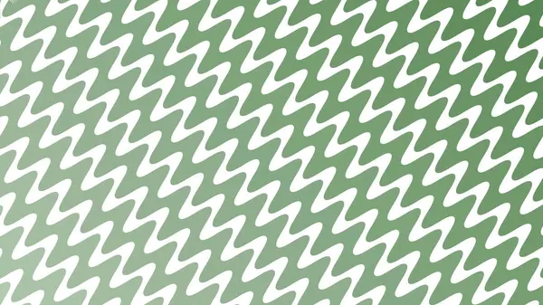 Modern Tasarım ve Deko için Yeşil Dalga Hattı Kusursuz Desen Vektör Arkaplanı