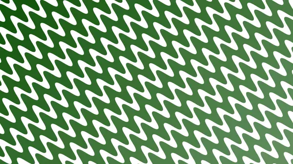 Modern Tasarım ve Deko için Yeşil Dalga Hattı Kusursuz Desen Vektör Arkaplanı