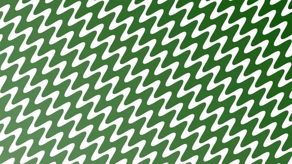 Modern Tasarım ve Deko için Yeşil Dalga Hattı Kusursuz Desen Vektör Arkaplanı