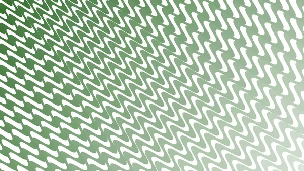 Modern Tasarım ve Deko için Yeşil Dalga Hattı Kusursuz Desen Vektör Arkaplanı