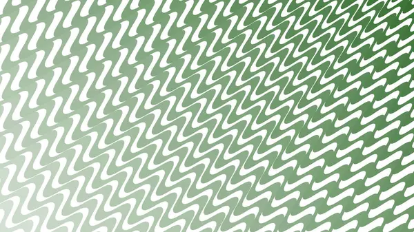 Modern Tasarım ve Deko için Yeşil Dalga Hattı Kusursuz Desen Vektör Arkaplanı