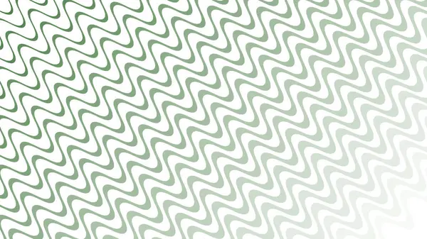 Modern Tasarım ve Deko için Yeşil Dalga Hattı Kusursuz Desen Vektör Arkaplanı
