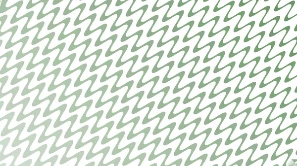 Modern Tasarım ve Deko için Yeşil Dalga Hattı Kusursuz Desen Vektör Arkaplanı