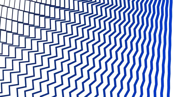 Modern Tasarım ve Dekorometre için Mavi Zig Zag Hattı Kusursuz Desen Vektör Arkaplanı