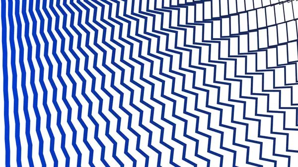 Modern Tasarım ve Dekorometre için Mavi Zig Zag Hattı Kusursuz Desen Vektör Arkaplanı