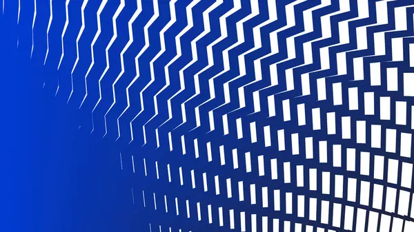 Modern Tasarım ve Dekorometre için Mavi Zig Zag Hattı Kusursuz Desen Vektör Arkaplanı