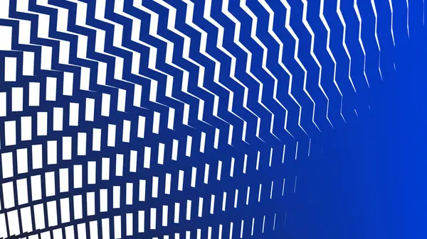 Modern Tasarım ve Dekorometre için Mavi Zig Zag Hattı Kusursuz Desen Vektör Arkaplanı