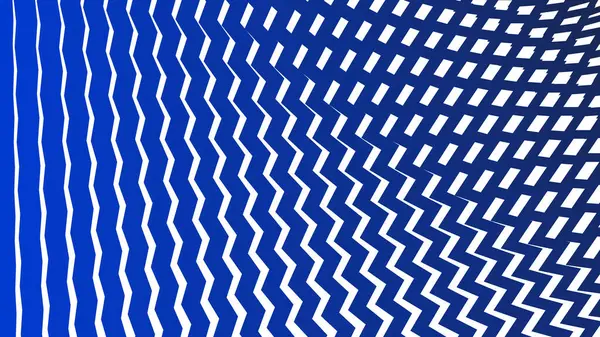 Modern Tasarım ve Dekorometre için Mavi Zig Zag Hattı Kusursuz Desen Vektör Arkaplanı