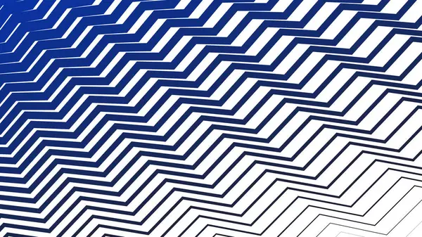 Modern Tasarım ve Dekorometre için Mavi Zig Zag Hattı Kusursuz Desen Vektör Arkaplanı