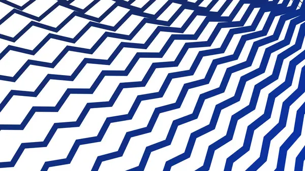 Modern Tasarım ve Dekorometre için Mavi Zig Zag Hattı Kusursuz Desen Vektör Arkaplanı