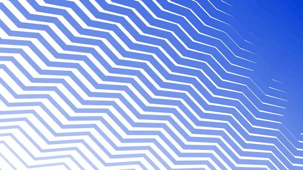 Modern Tasarım ve Dekorometre için Mavi Zig Zag Hattı Kusursuz Desen Vektör Arkaplanı