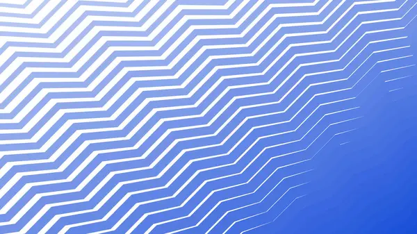 Modern Tasarım ve Dekorometre için Mavi Zig Zag Hattı Kusursuz Desen Vektör Arkaplanı